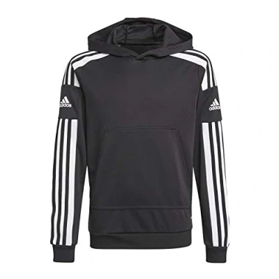 Abbildung von adidas Performance Squadra 21 Kapuzenpullover für Kinder, Größe: 176, Schwarzweiss