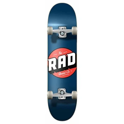Abbildung von RAD Unisex Erwachsene Logo Progressive Skateboard, Navy, 7.75&quot;