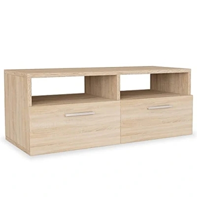 Abbildung von vidaXL TV Schrank Holzwerkstoff 95x35x36 cm Eiche (1 St)