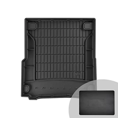 Abbildung von FROGUM ProLine 3D Gummimatte Exklusive Auto Kofferraummatte Kofferraumwanne für Porsche Panamera II ab 2016 Bequemer Organiser Die höchsten Kanten