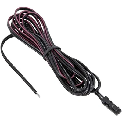 Abbildung von 12V Mini Amp, 2m Kabel, Stecker, Verbindungskabel Anschlusskabel schwarz