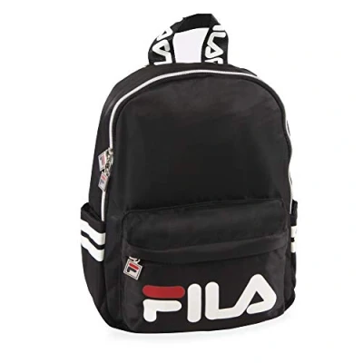 Abbildung von Fila Unisex Bree Rucksack (1 Stück), Schwarz, 30,5 cm,