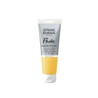 Abbildung von Lefranc Bourgeois 300560 Flashe Acrylfarbe &amp; Vinylfarbe, hochpigmentiert, elastisch, lichtecht, alterungsbeständig, matt, für den Innen Außenbereich, 80ml Tube Neapelgelb Farbton