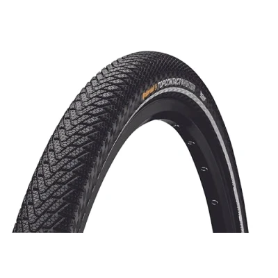 Abbildung von Continental Faltreifen Top Contact Winter II, Black/Black Reflex, One size, 0100713