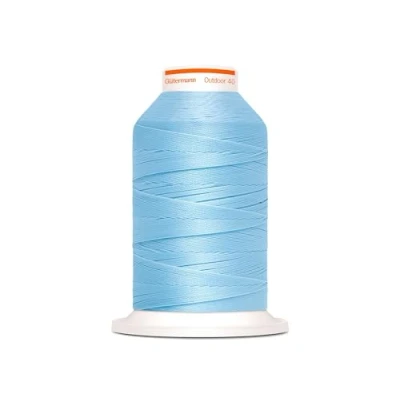 Abbildung von Gütermann Outdoor Yarn Nähgarn, Polyester, Hellblau, 400 Meter