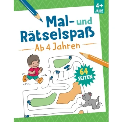 Abbildung von Mal und Rätselspaß ab 4 Jahren: 64 Seiten. Für Kinder Jahren