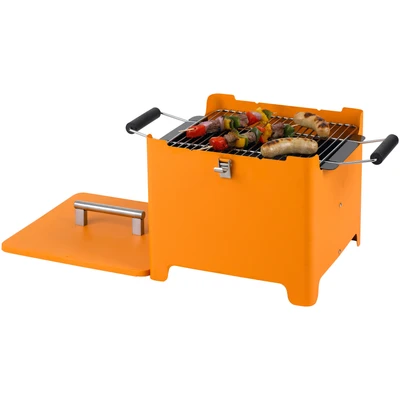 Abbildung von Tepro Holzkohlegrill &quot;Chill&amp;Grill Cube&quot;, BxTxH: 54x36x35 cm