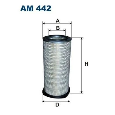 Abbildung von FILTRON AM 442 Luftfilter 603 300 Filtereinsatz VOLVO: F 12