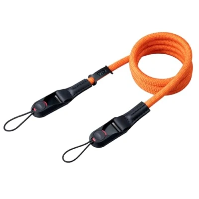 Abbildung von VKO Kameragurt Kletterseils Kamera Schultergurt mit Schnellverschluss System Tragegurt für SLR DSLR Digitale oder spiegellose (Orange)