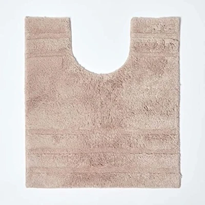 Abbildung von Homescapes Badematte WC Vorleger Spa Supreme Beige, Höhe 30 mm, (50x55 cm)