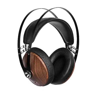 Abbildung von Meze 99 Classics Walnut Silver Audiophiler Over Ear Kopfhörer, hochwertigen Materialien und hohem Silber