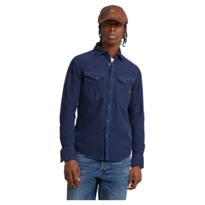 Abbildung von G STAR Dakota Hemd, Herren, Größe: XL, Dk sea blue gd