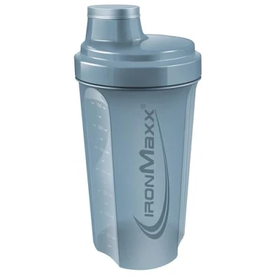 Abbildung von IronMaxx Eiweiß Shaker Kyanite Blue 700ml Proteinshaker mit Drehverschluss, Sieb &amp; Mess Skala auslaufsicher, spülmaschinengeeignet frei vom Weichmacher BPA DEHP