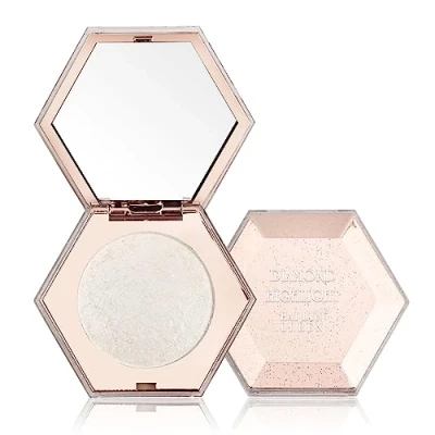 Abbildung von Nivofu Face Highlighter Palette, Highlighting Powder, Shimmer Glitter Bronzer Makeup, Pearl White Body Cheek Diamond Highlighter, Longwear Makeup Radiant Illuminator For Face, 7.5g (01#)