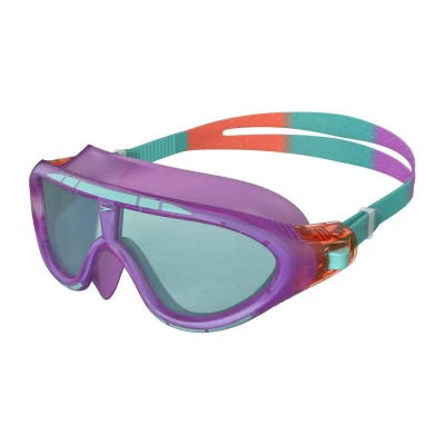 Abbildung von Speedo Unisex Kinder Junior Biofuse Rift Schwimmbrille, Orchid/Soft Coral/Peppermint, Einheitsgröße