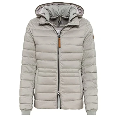 Abbildung von camel active Stepp MIT Abnehmbarer Kapuze Winterjacke, Damen, Größe: 38, Light sage