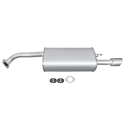 Abbildung von HELLA 8LD 366 028 331 Endschalldämpfer hinten mit Anbauteilen
