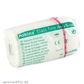 Abbildung von Askina Elast Fine Binde 6 cmx4 m celloph 1 St