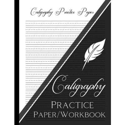 Abbildung von Caligraphy Practice Paper/Workbook: Hand Lettering Workbook for Beginners