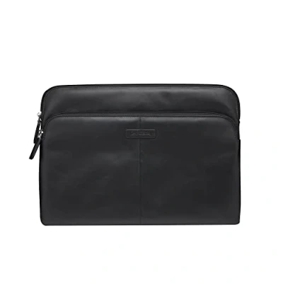 Abbildung von dbramante1928 Apple MacBook Pro 14 Zoll (2021) Skagen Pro+ Sleeve Laptop Hülle Echtes Leder Black