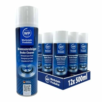 Abbildung von MW 12x Dosen WP Bremsenreiniger 500 ml original von Werkstatt Produkte Sprüht 360 in jeder Lage