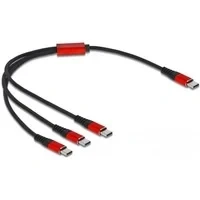 Abbildung von USB Ladekabel, C Stecker &gt; 3x