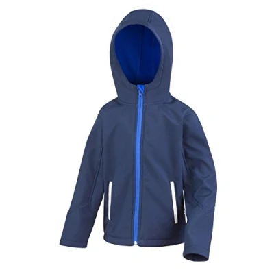 Abbildung von Ergebnis Kinder r224j mit Core TX Performance Hooded Softshell Jacket, Kinder, R224J, Marineblau/Königsblau, Large/Size 9/10