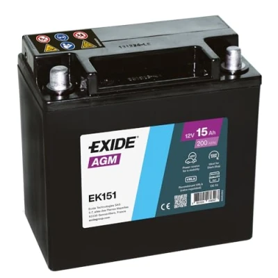 Abbildung von EXIDE Start Stop EK151 Batterie 12V 15Ah 200A B0 LAND ROVER: Discovery 4, Range Rover Evoque, JAGUAR: XF Limousine, Sportbrake