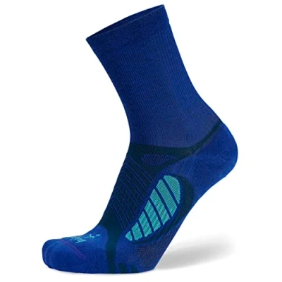 Abbildung von Balega Unisex Ultralight Crew Laufsocken, Cobalt, Medium, EU Größe 40 42.5