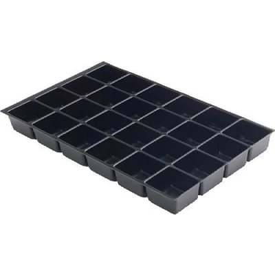 Abbildung von BISLEY MultiDrawer Schubladeneinsatz A4 24 Fächer für Schubladen H 102, 87, 51 mm, Metall, 800 Kunststoff, 36.5 x 23.7 5 cm
