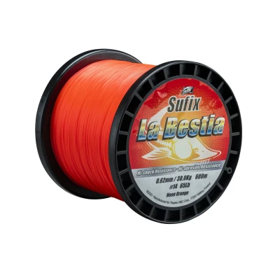 Abbildung von Sufix La Bestia Orange Monofilament Haubtschnur 0.62mm (600m) Monofile Schnur