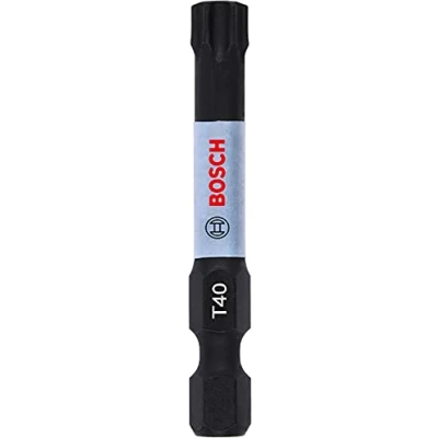 Abbildung von Bosch Professional Impact Control Screwdriver Bits T40 (50 mm, Hexagonal Shank, Pick and Click, Accessories for Drivers)