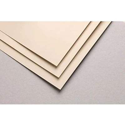 Abbildung von Clairefontaine 696166C Packung mit 5 Zeichenbögen Pastelmat, ideal für Trockentechniken und Pastell, DIN A3 29,7x42 cm 360g, Beige, 1 Pack