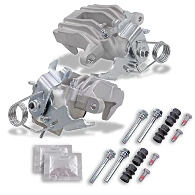Abbildung von BESTPRICE 2x Bremssattel hinten links und rechts Bremszange mit Bolzen Faustsattel ohne Halter, Kompatibel A udi A4 B5 (8D2) (8D5), A6 C5 (4B2) (4B5), SKODA SUPERB 1 (3U4), VW PASSAT (3B2) (3B5