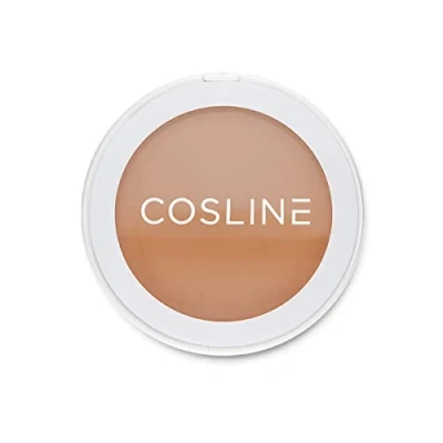Abbildung von COSLINE Sun Powder matt, vegan, mattierend, passt sich dem Hautton sehr gut an
