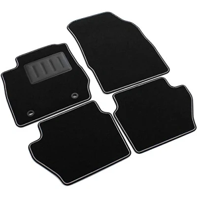 Abbildung von ilTappetoAuto SPRINT01301 Fußmattensatz PP (Polypropylen) vorne und hinten 4 schwarz Maßgefertigt FORD: FIESTA 6
