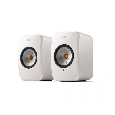 Abbildung von KEF LSX II WLAN Regallautsprecher, Weiß Aktivlautsprecher PC TV Monitor Bluetooth