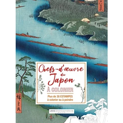 Abbildung von Affiches à colorier : Chefs d&#039;oeuvre et paysages du Japon: Plus de 30 estampes ou peindre