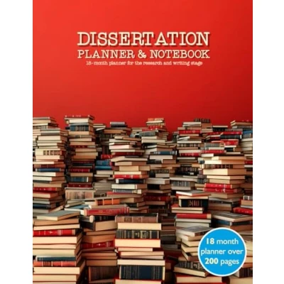 Abbildung von Dissertation Notebook &amp; Planner: PHD Scheduling For Undergraduate Masters Degree Students