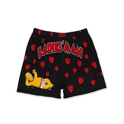 Abbildung von The Simpsons Family Herren Briefly Stated Boxershorts Unterwäsche Schwarz X Large