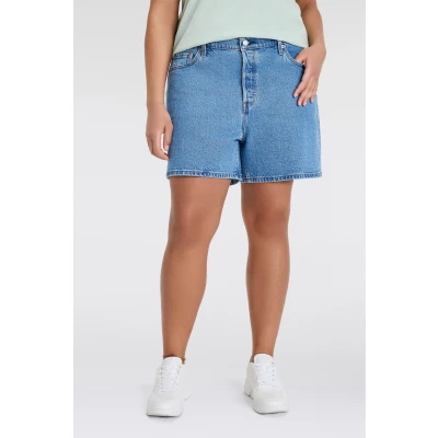 Abbildung von Levi&#039;s Plus 501 Original Jeans Shorts, Damen, Größe: 46, Multiple choice