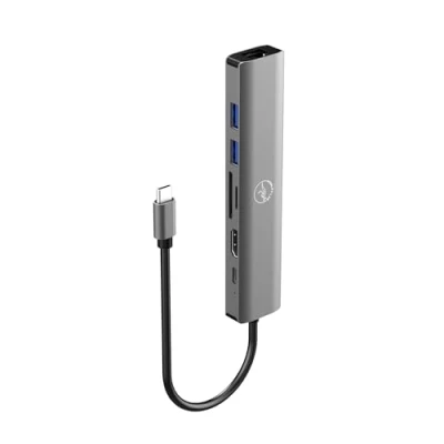 Abbildung von Mobility Lab 7 in 1 USB C Adapter, 100 W, HDMI Anschluss, 2 3.0 Ports, Ethernet, SD Kartenleser und Micro Kartenleser, schnelle Datenübertragung 4K für macOS