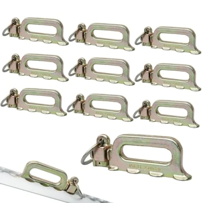 Abbildung von NTG 10 Stück Vierfach Fitting für Airlineschiene 5000KG 5000 daN Zurrschienen Endbeschlag Endfitting Endbeschläge
