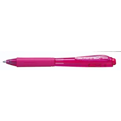 Abbildung von Pentel BX440 P Kugelschreiber mit Druckmechanik, 12 Stück, Rosa