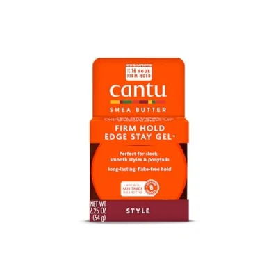 Abbildung von Cantu SHEA Butter Extra HOLD EDGE STAY GEL FOR Natural HAIR 2.25 Styling, Größe: 64 g,