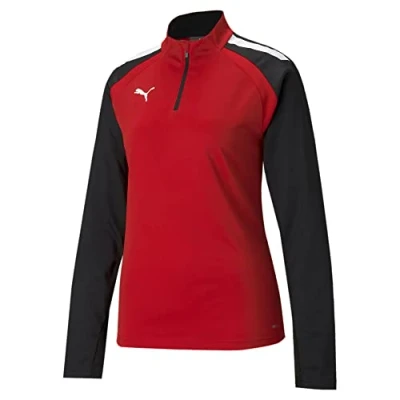Abbildung von PUMA Herren Teamliga 1/4 Zip Top T Shirt, Red, L