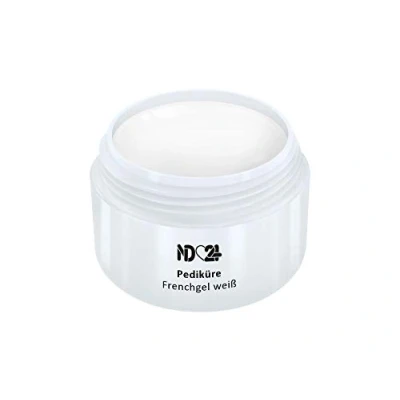 Abbildung von Pediküre Frenchgel weiß Studio Qualität Made in Germany 15ml