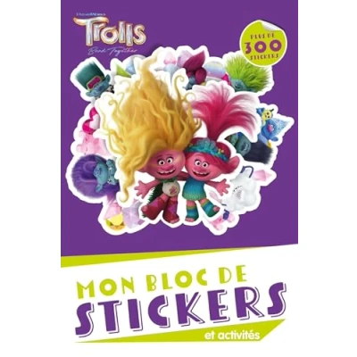 Abbildung von Les Trolls Bloc de stickers et activités: activités