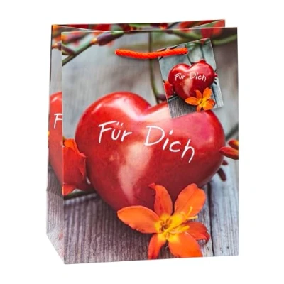 Abbildung von TSI Geschenktüten FÜR DICH, 3er Packung, Größe: Mittel (HxBxT 23 x 18 10 cm), Art. Nr. 82015 2