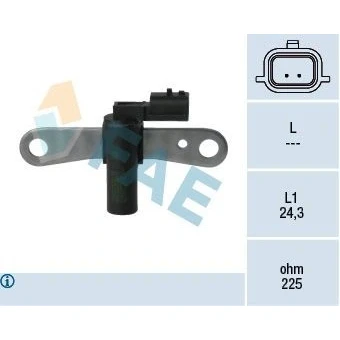 Abbildung von FAE 79327 Impulsgeber 2 DACIA: Sandero I, Lodgy, LOGAN I MCV, RENAULT: TWINGO 2, 1, THALIA
